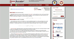 Desktop Screenshot of bursa-avocatilor.ro