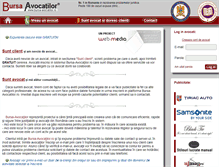 Tablet Screenshot of bursa-avocatilor.ro